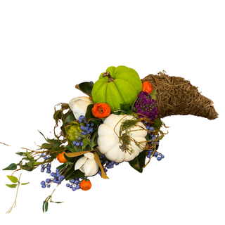 Bountiful Harvest Cornucopia Arrangement