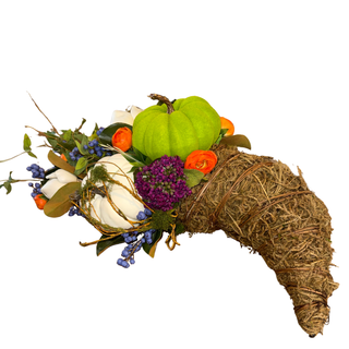 Bountiful Harvest Cornucopia Arrangement