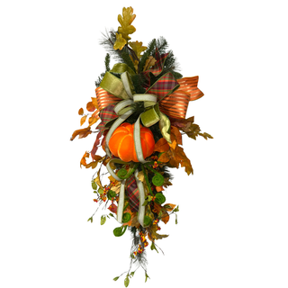 Classic Fall Pumpkin Teardrop