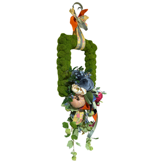 Velvet Pumpkin Moss Wreath
