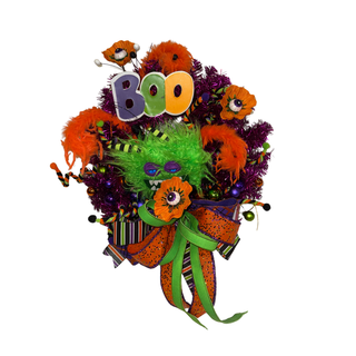 Boo-tiful Monster Halloween Wreath