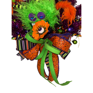 Boo-tiful Monster Halloween Wreath