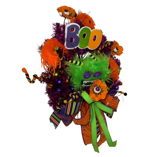 Boo-tiful Monster Halloween Wreath