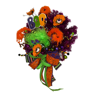 Boo-tiful Monster Halloween Wreath