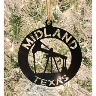 Midland Pumpjack Ornament