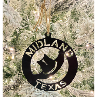 Midland Cowboy Hat Ornament