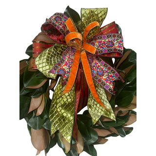 Autumn Magnolia Wreath