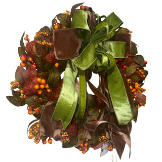 Mixed Berry Wreath with Bow
