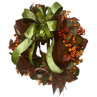 Mixed Berry Wreath with Bow