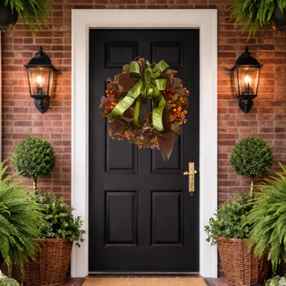 Mixed Berry Wreath with Bow