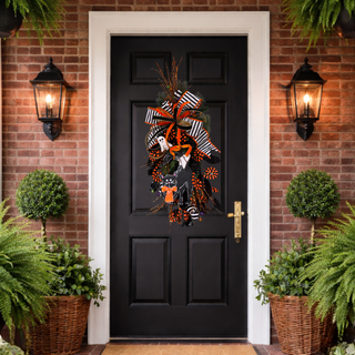 Spooky Black Cat Halloween Teardrop