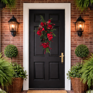 Poinsettia Teardrop