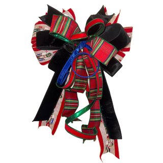 Nutcracker Tartan Bow