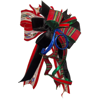 Nutcracker Tartan Bow