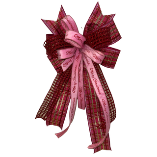 Merry & Bright Christmas Bow