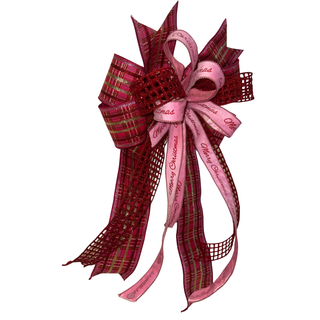 Merry & Bright Christmas Bow