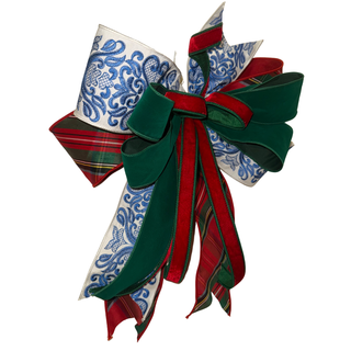 Chinoiserie Christmas Bow