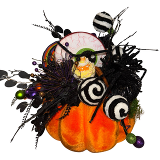 Spooky Sweets Pumpkin Arrangement