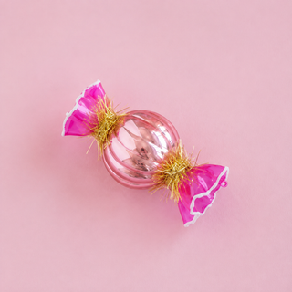 Rainbow Reflective Candy Ornament by Glitterville, 4.25"