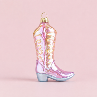 Glitter Up Cowboy Boot Ornament by Glitterville