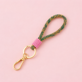 Cosmic Confetti Key Ring Loop by Glitterville