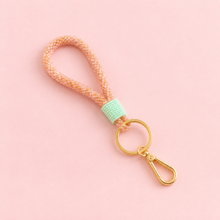 Cosmic Confetti Key Ring Loop by Glitterville