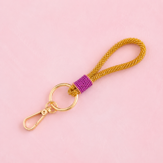 Cosmic Confetti Key Ring Loop by Glitterville