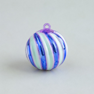 Bunting Ball Ornament by Glitterville, 4"