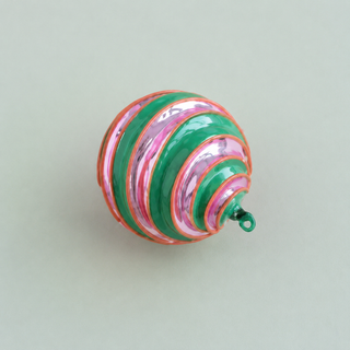 Bunting Ball Ornament by Glitterville, 4"