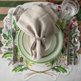 Die Cut Christmas Sprigs Placemat