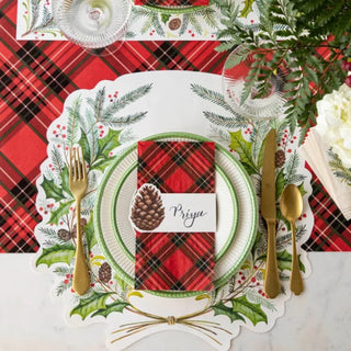 Die Cut Christmas Sprigs Placemat