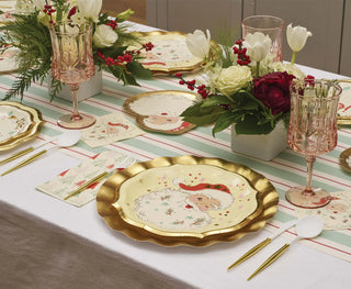 Vintage Santa Dinner Plates