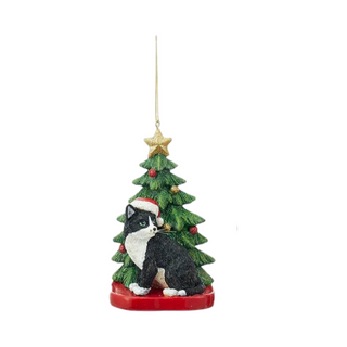 Christmas Tree Cat Ornament