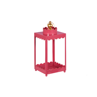 Pink Scalloped Lantern