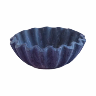 Velour Ruffle Resin Bowl by Glitterville, 12"