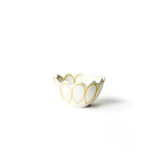 Deco Gold Scallop Dipping Bowl