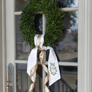Cross Wreath Sash