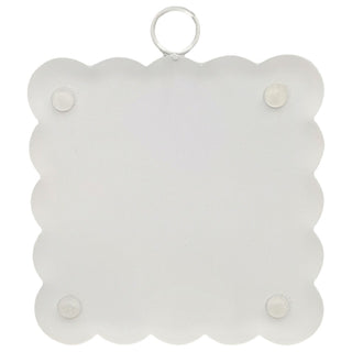 Scallop Green Boxwood Bunny Mini Gallery Art