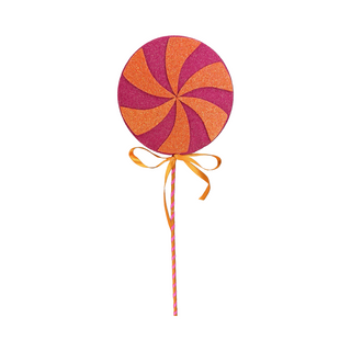 Lollipop Pick, Pink & Orange