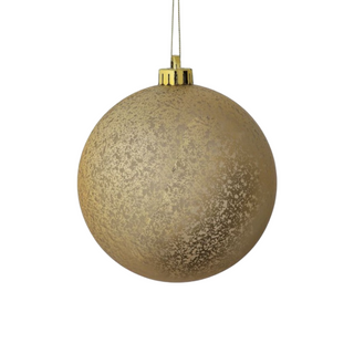 Champagne Matte Mercury Ball Ornament Box