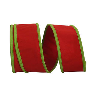 Red Deluxe Dupioni Ribbon, 2.5" X 10YD