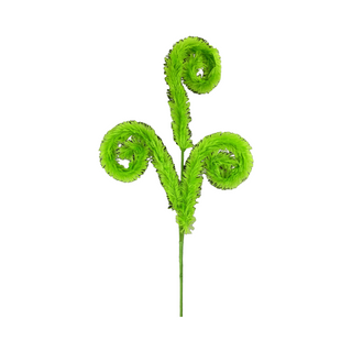 Green Furry Curly Spray