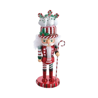 Hollywood Nutcracker™ Candy and Cake Hat Nutcracker