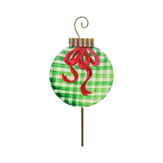 Gingham Topiary Ornament
