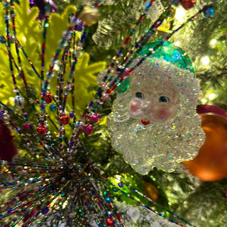 Cheerful Santa Ornament