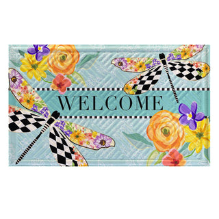 Courtly Check Dragonfly Embossed Mat