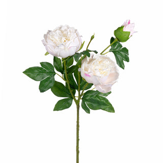 Real Touch Peony X2, Cream Pink, 32"
