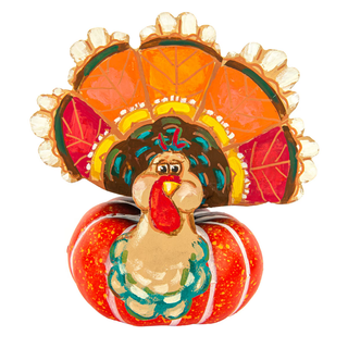 Mini Artful Turkey Pumpkin Parts