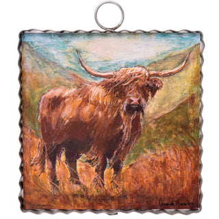 Hamilton Highland Cow Mini Gallery Art
