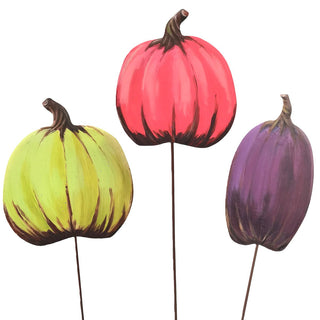 Vibrant Pink, Plum & Lime Pumpkins